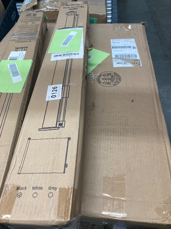 Photo 1 of 118inch Retractable Baby Gate Extra Wide for Doorways Mesh Extra Long Dog Gate for Stairs Child Safety Extra Large Gate for Doorways Stairs Hallways
