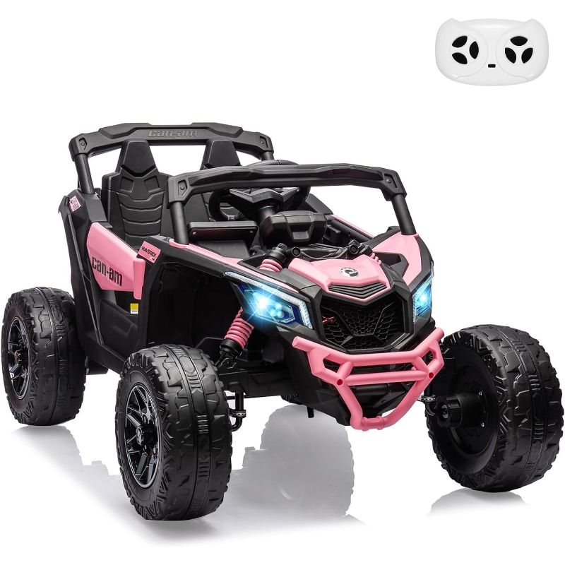 Photo 1 of 12V Ride on UTV Car, Licensed Can-Am Electric Off-Road Car, Ride on Truck Car for Kids