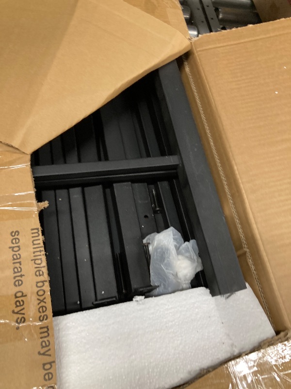 Photo 1 of ***PARTS ONLY/MISSING PARTS**Heavy Duty Triple Bunk Bed, Twin Over Twin Over Twin Metal Bunkbeds with Ladder, Family-Friendly for All Ages, Bedroom, No Box Spring Needed, Easy Assembly, Black