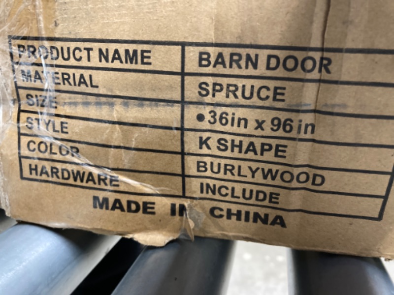 Photo 1 of ***check notes***Barn Door  (Color: Burlywood)