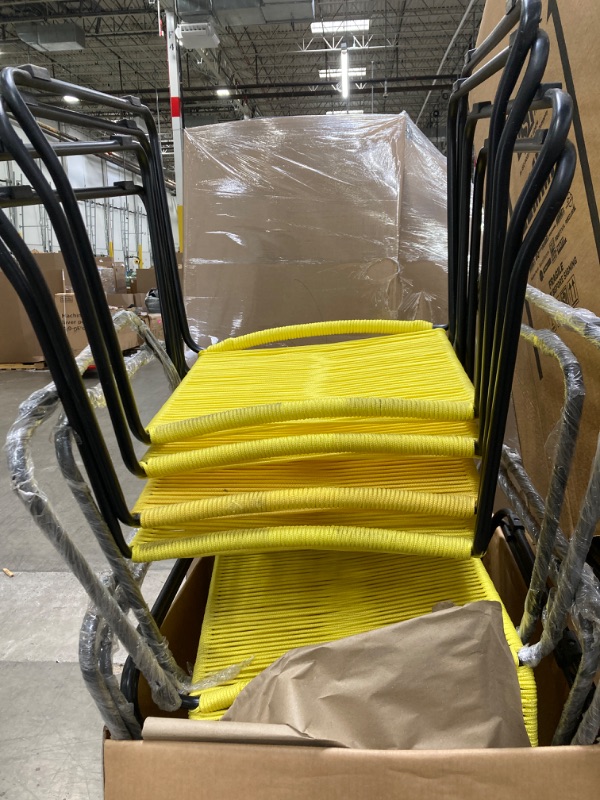 Photo 1 of 10-Clip Dining Chair with Metal Legs