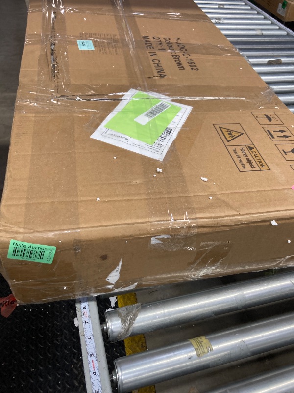 Photo 1 of Jocoevol Round Dining Table for 4,Kitchen Dining Room Circle Dinner Pedestal Table,Space Saving Wood Kitchen & Dining Room Furniture (Vintage, 42In)