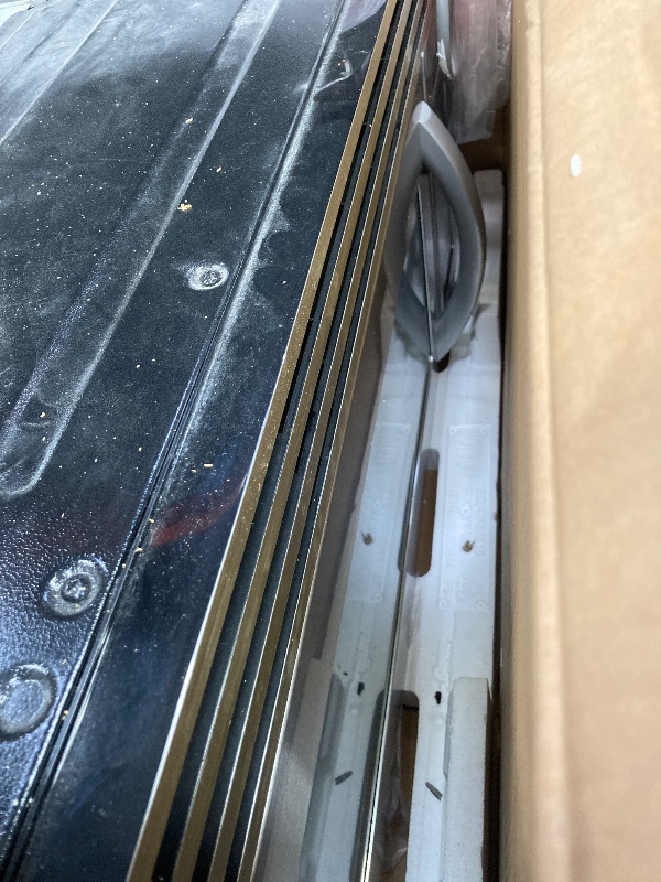 Photo 1 of ***MISSING MOUNTING BRACKETS/NEEDS CLEANING**BLACK+DECKER EM044KB19 Over The Range Microwave Oven with One Touch, 1000 Watts, 400 CFM and Sensor Cooking, OTR 1.9 Cu.ft