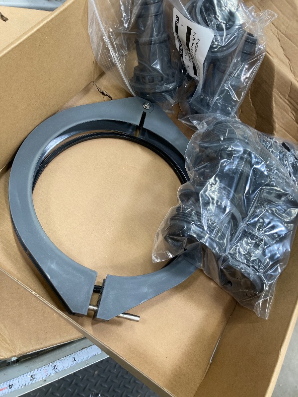 Photo 1 of 152165 & 1521656, 6-1/2-Inch Sand Filter Valve Clamp Assembly(with Screw and Nut Compatible with Pentair?for Six-Way 1-1/2 Inch HiFlow Valve; Sand Dollar(R) Filter Systems; Meteor Filter System
