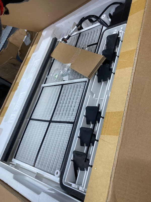 Photo 1 of LG 12,000 BTU Smart Window Air Conditioner, 115V, AC Window Unit for Rooms up to 550 Sq. Ft., Perfect for Kitchen or Living Room, Phone & Voice Control, Works with LG ThinQ, Amazon Alexa, Hey Google