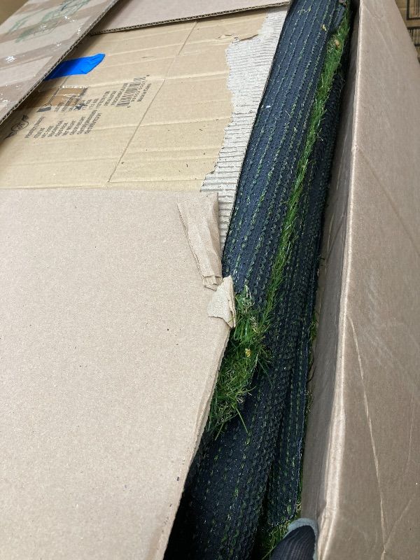 Photo 1 of  Realistic Deluxe Artificial Grass Synthetic Thick Lawn Turf Carpet Perfect for Indoor/Outdoor Landscape, 
