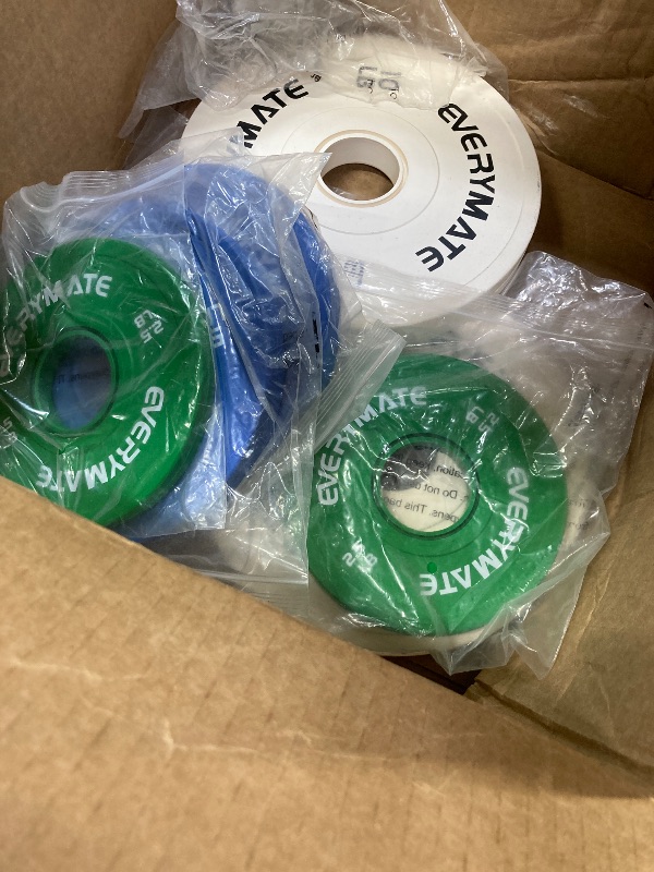 Photo 1 of Everymate Fractional Plate Olympic Weight Plates, 37.5 lbs, 8 Count