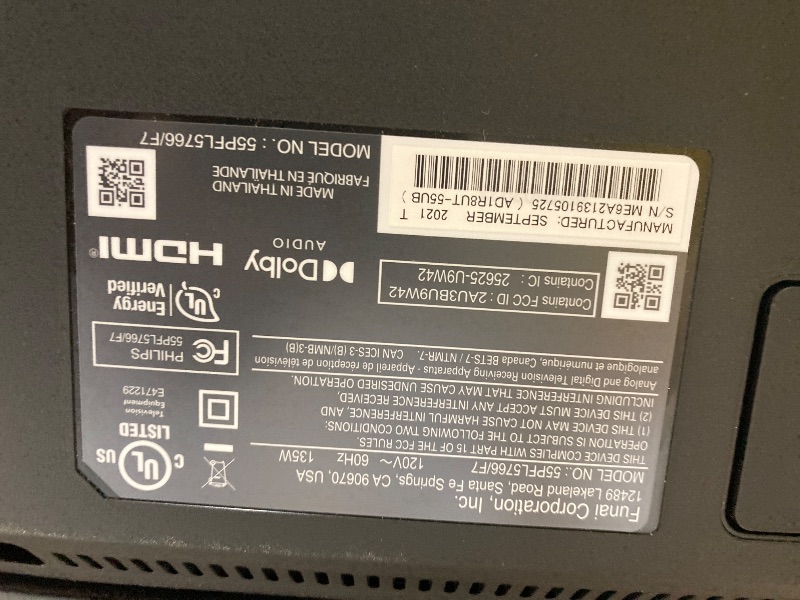 Photo 1 of ***PARTS ONLY***
SAMSUNG 55-Inch Class Crystal UHD 4K DU7200 Series HDR Smart TV w/Object Tracking Sound Lite, PurColor, Motion Xcelerator, Mega Contrast, Q-Symphony (UN55DU7200, 2024 Model)