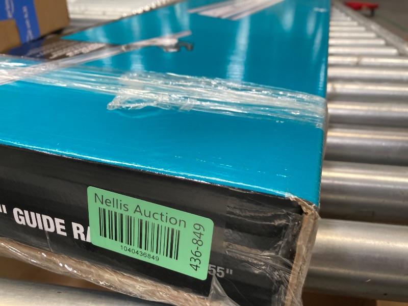 Photo 1 of ***THIS IS ONLY BOX 2 OF 2, JUST THE TRACKS****MISSING THE SAW****Makita SP6000J1 6-1/2" Plunge Circular Saw Kit, with Stackable Tool case and 55" Guide Rail, Blue