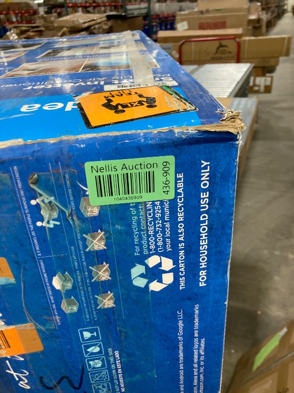 Photo 1 of ****MISSING ACCESSORIES** Midea Duo 14,000 BTU (12,000 BTU SACC) High Efficiency Inverter, Ultra Quiet Portable Air Conditioner, Cools up to 550 Sq. Ft., Works with Alexa/Google Assistant, Includes Remote Control & Window Kit