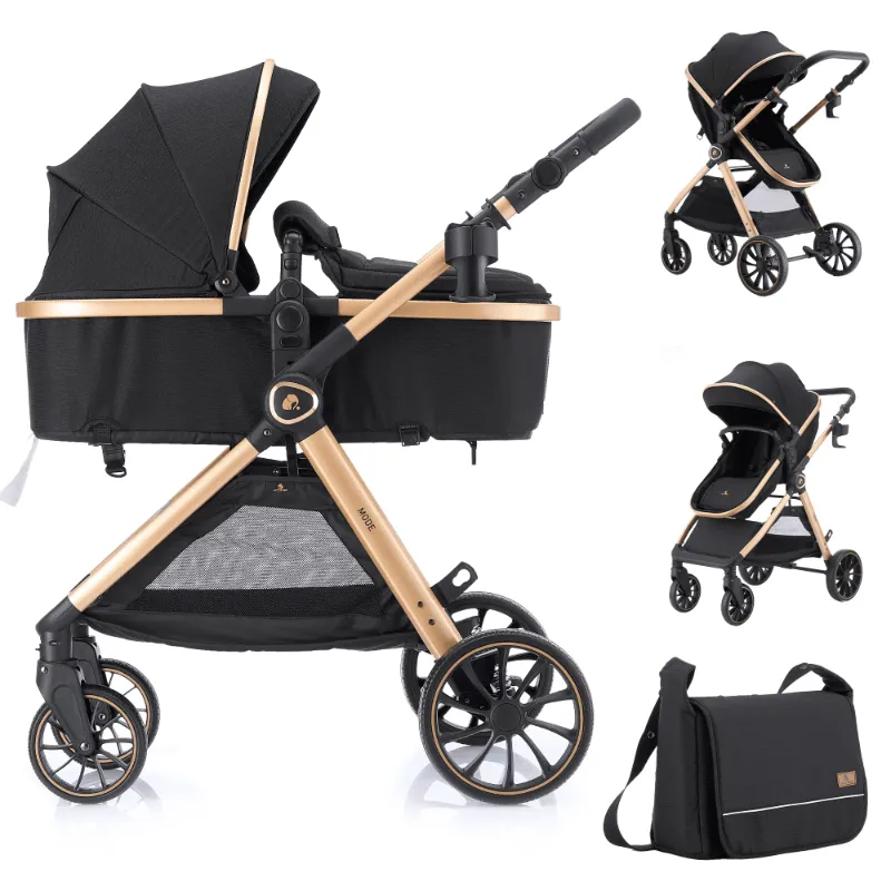 Photo 1 of 2 in 1 Baby Stroller, Convertible Bassinet Pushchair for Infants and Newborns
