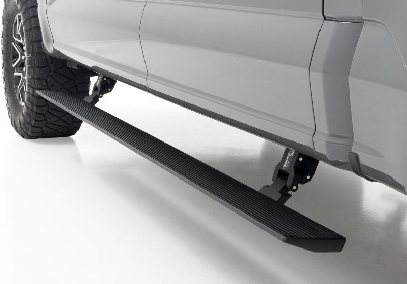 Photo 1 of ***THIS IS JUST THE BRACKET KIT NO BOARDS**ROUGH COUNTRY BLACK RUNNING BOARD STEP BRACKET KIT CREW CAB FORD F150 2WD.4WD 2015-2022