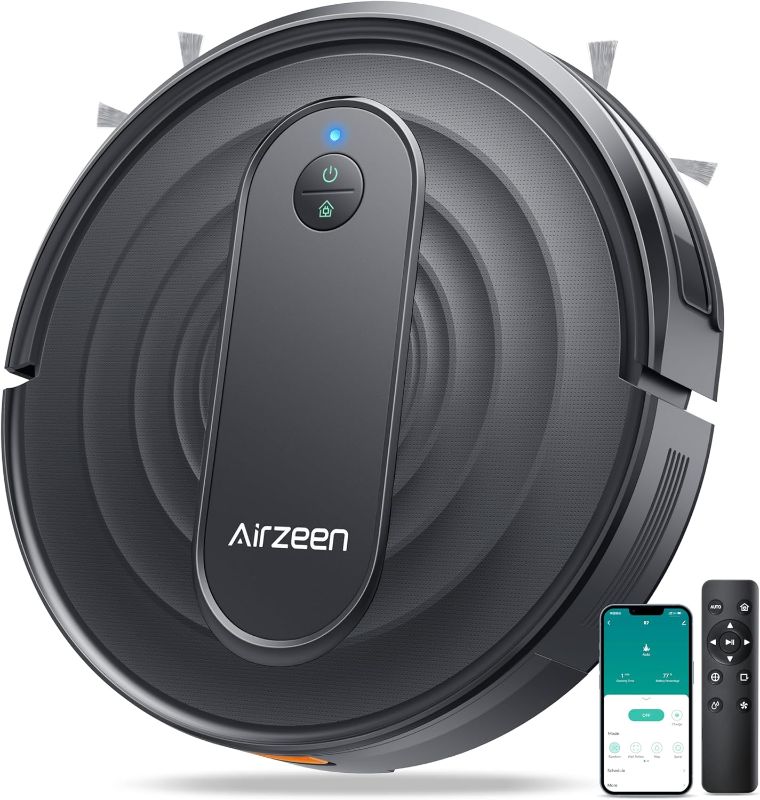 Photo 1 of ***MISSING HARDWARE***Robot Vacuum Cleaner with 3000Pa Suction,Personalized Cleaning Settings,Auto Self-Charging Robotic Vacuum,Carpet Booster,App/Alexa/Remote Control, Ideal for Pet Hair/Hard Floor/Carpet,R7