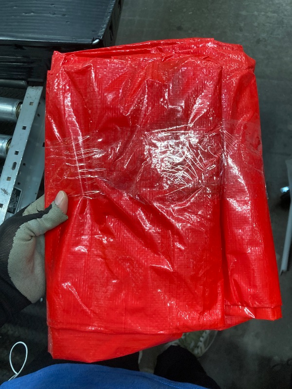 Photo 1 of  Christmas Tree Storage Bag, Heavy Duty 900D Oxford Fabric with Reinforced Handles and Dual Zippers Wide Opening, Extra Large Storage Container for Trees and Decorations (Red)