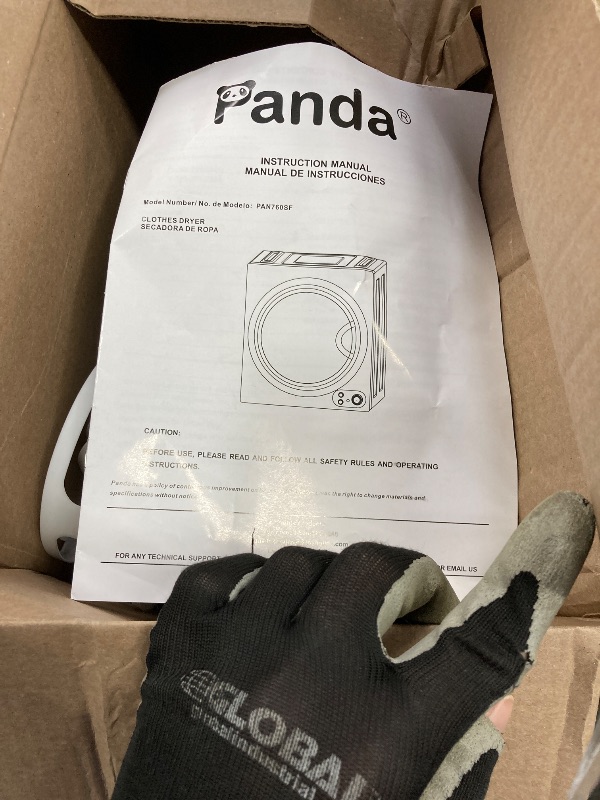 Photo 1 of FILTER AND HOSE ONLY!!!
Panda 3.5 Cu.ft Compact Portable Electric Laundry Dryer PAN760SF, 13 Lbs Capacity,White and Black