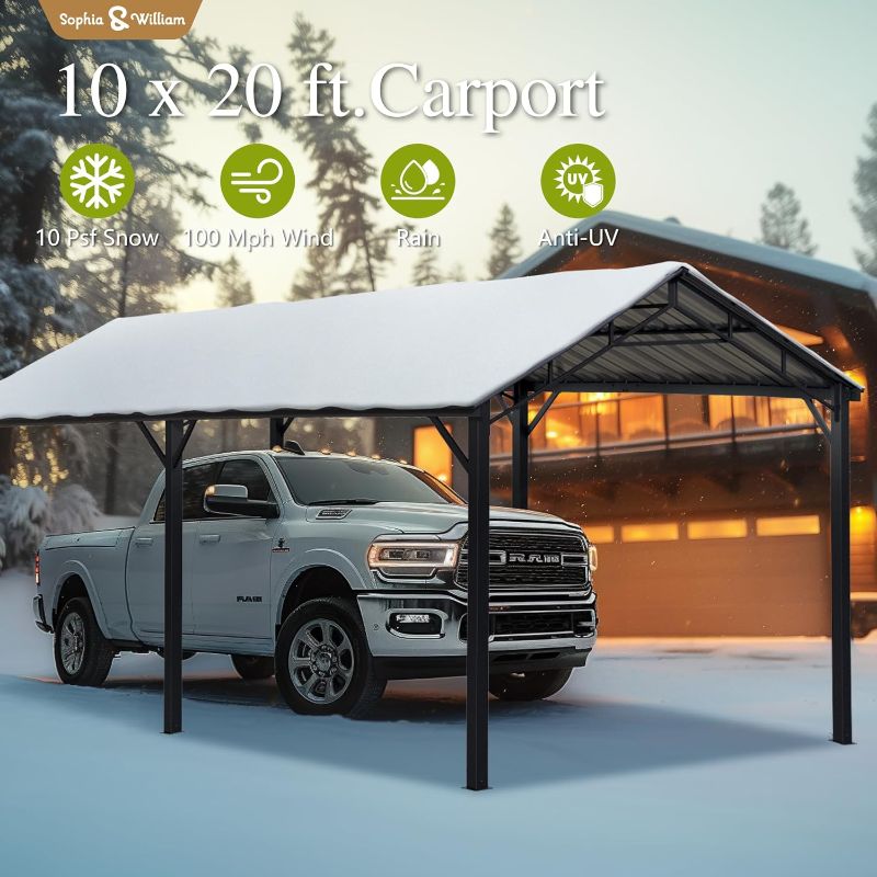 Photo 1 of 10 x 12 black carport 