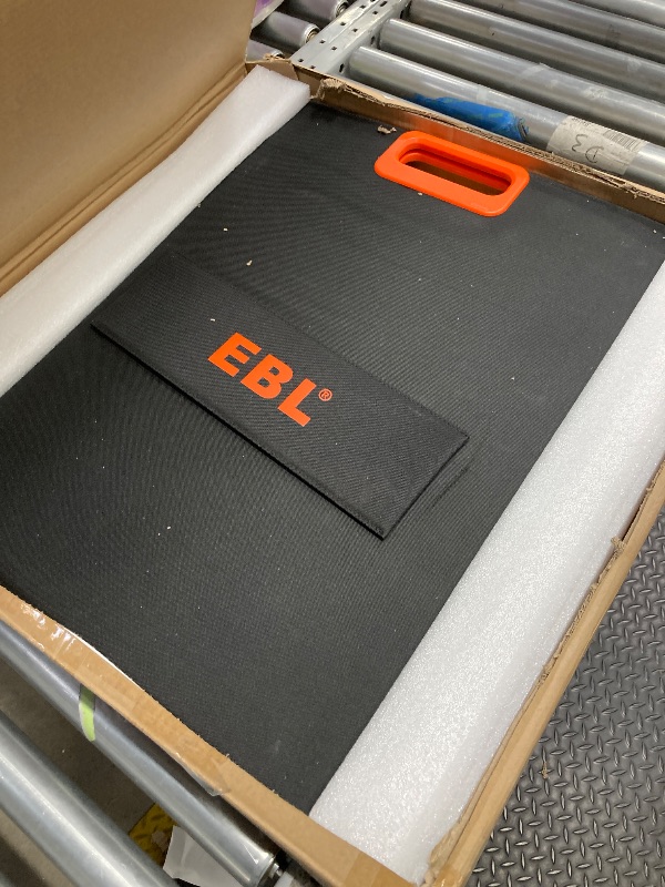 Photo 1 of  EBL 200W Portable Solar Panel for Power Station, Waterproof IP65 Foldable Solar Panel with MC-4 Anderson Output Connector for RV, Camping, Blackout
