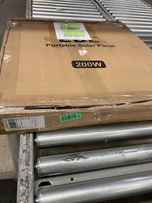Photo 1 of  EBL 200W Portable Solar Panel for Power Station, Waterproof IP65 Foldable Solar Panel with MC-4 Anderson Output Connector for RV, Camping, Blackout
