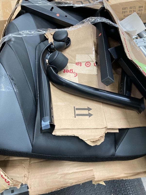 Photo 1 of edx Gaming Chair, Computer Chair Ergonomic Office Chair PU Leather Desk Chair Executive Adjustable Swivel Task Chair with Flip-up Armrest
