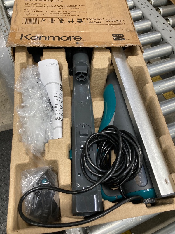 Photo 1 of Kenmore SM2050 2-in-1 Steam Mop Hard Floor Cleaner with 2 Modes & 2pcs Washable Pads for Carpets, Rugs and Upholstery, Green