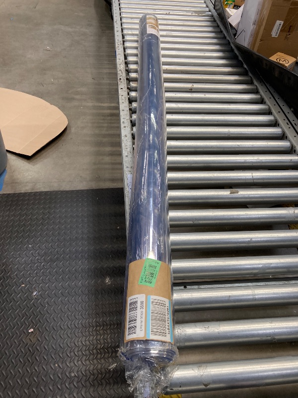 Photo 1 of Royhom Clear Table Cover Protector 2mm Thick, 60 x 108 Inch Table Protector for Dining Room Table, Waterproof Plastic Table Cover Square, Dining Table Protector for Wood, Kitchen Table