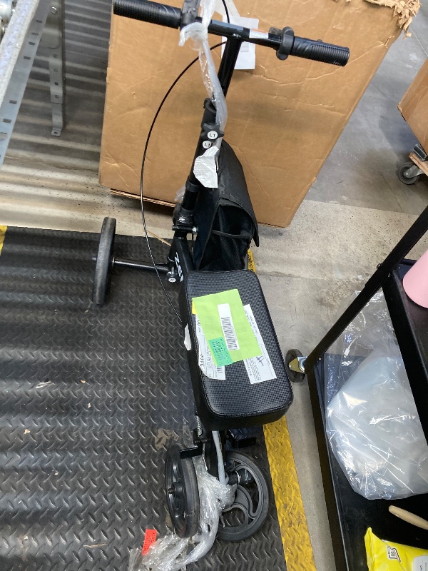 Photo 1 of **BRAKES DONT WORK** ZENART Foldable Knee Walker, Deluxe Medical Scooter for Foot Surgery Crutches Alternative Black
