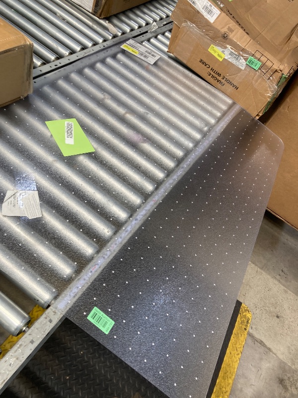 Photo 1 of ***THERE IS A CRACK IN THE MIDDLE****VAVSEA Office Chair Mat for Carpet Floor, Computer Desk Chair Mat for Low Pile Carpet, 36" x 48" Heavy Duty Polycarbonate Clear Floor Mat for Home Office
