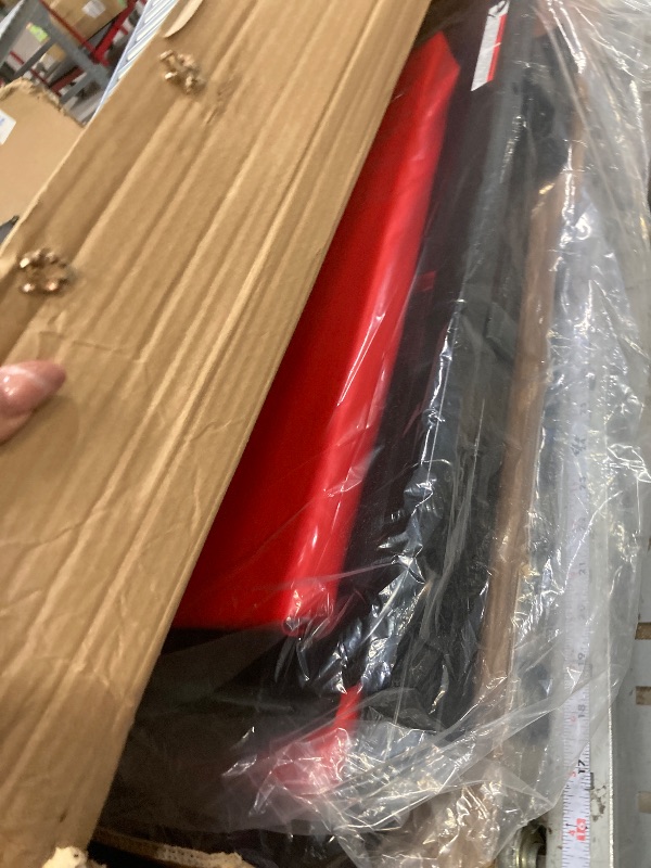 Photo 1 of 40 inch Foldable Creeper Seat, 2 in 1 Rolling Folding Car Creeper/Stool, 6 Pcs 2" Casters, 330 Lbs Weight Capacity,Wheels for Garage?Shop?Auto Repair?Lay Down or Sit?Red?