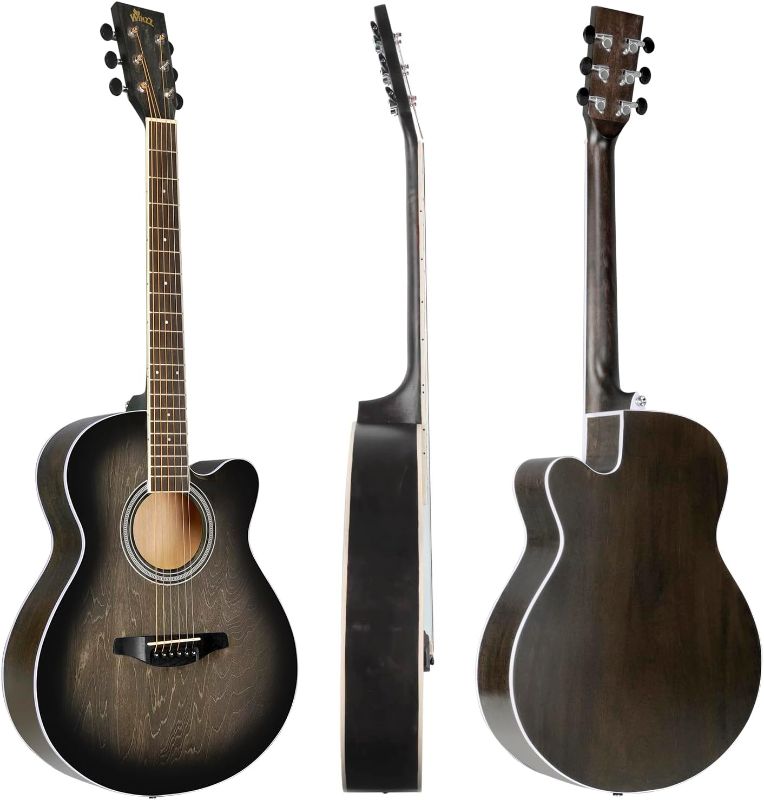 Photo 1 of ***READ NOTES***Winzz 40 Inches Hand Rubbed Acoustic Guitar (Black)
