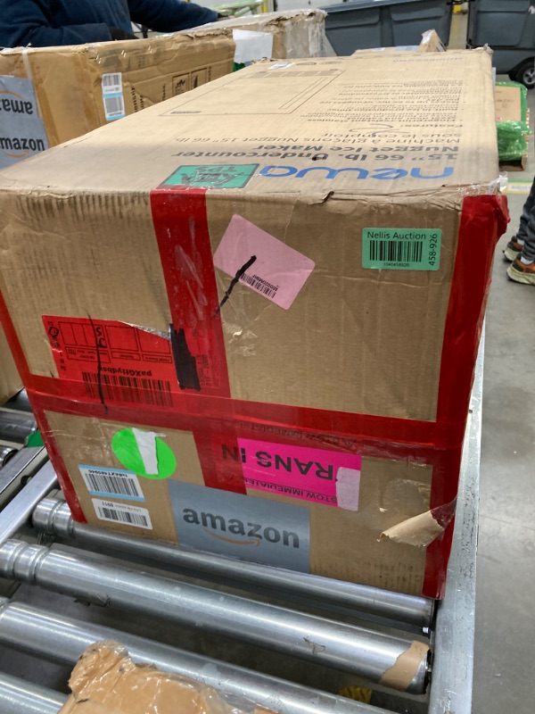 Photo 1 of Newair 15" Undercounter Nugget Ice Maker, Pebble Ice Maker Producing 66 lbs. Daily, Built-in or Freestanding in Stainless Steel, Sonic Ice Makers for Home, Bar, Restaurant