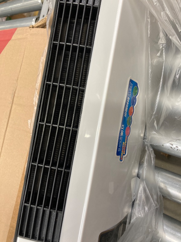 Photo 1 of AYM Wall-Mounted Remote Air Conditioner with Timer, Electric Cooling and Heating Machine, 1800W Power, Cooler & Heater for Living Room, Bathroom