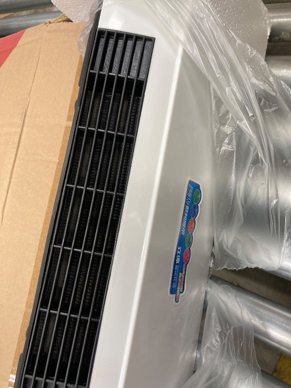 Photo 1 of AYM Wall-Mounted Remote Air Conditioner with Timer, Electric Cooling and Heating Machine, 1800W Power, Cooler & Heater for Living Room, Bathroom