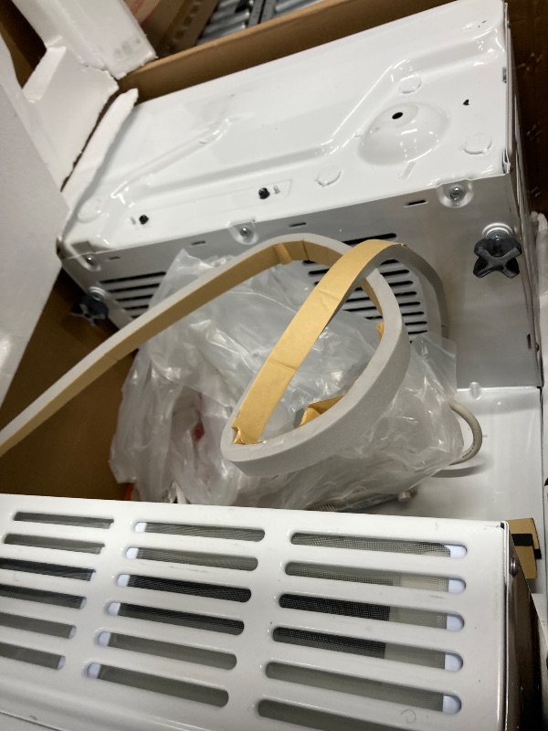 Photo 1 of ?Electactic Window Air Conditioner 12,000 BTU, Window AC Unit Cooling Room 500sq.ft, Dehumidifier Mode and 3 Fan Speed, 24H Timer, Saddle Mount, Quiet Operation, White