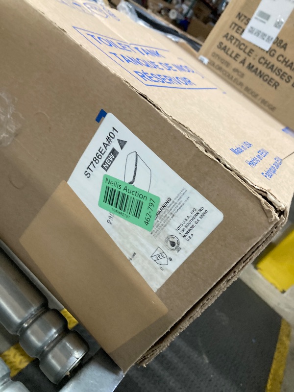 Photo 1 of TOTO Drake Transitional 1.28 GPF Toilet Tank with WASHLET+ Auto Flush Compatibility, Cotton White - ST786EA#01