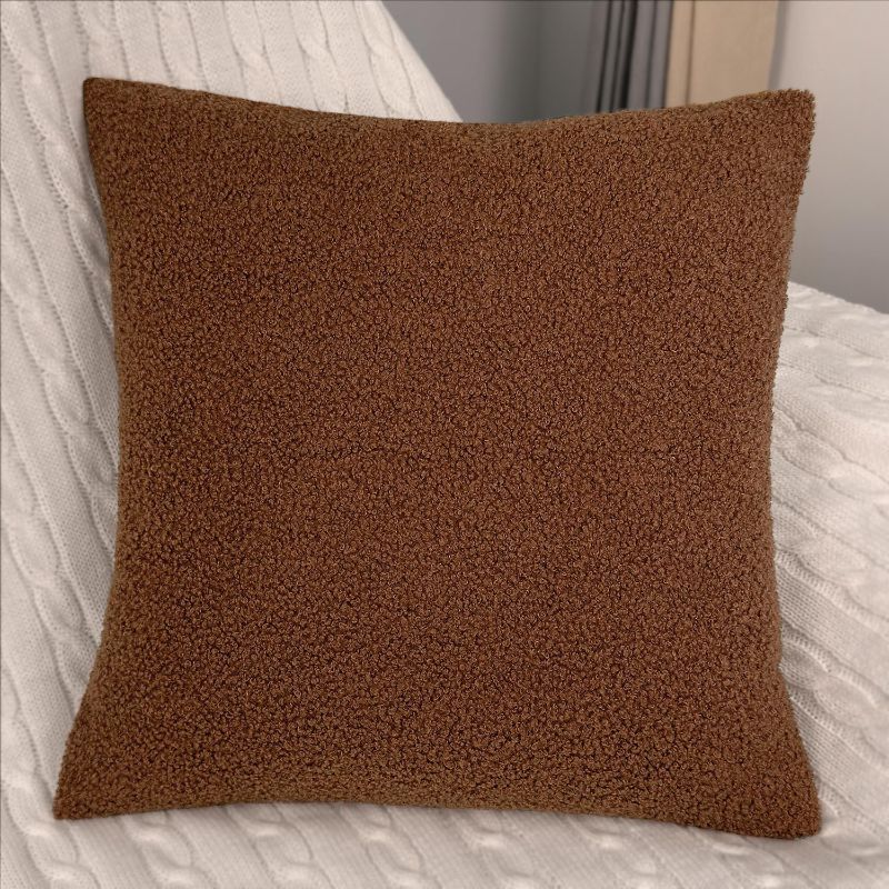 Photo 1 of  Cozy Soft Decorative Pillow Shams Fuzzy Pillow Covers for Home
