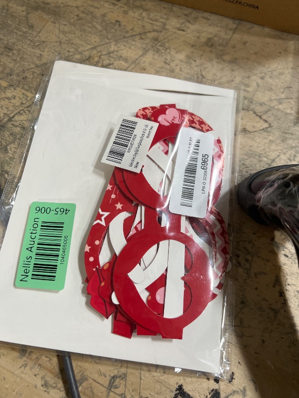 Photo 1 of KatchOn, Cute Red and PInk Paper Heart Glasses - 6 Designs, Pack of 12 | Heart Props for Photo Booth | Xoxo Photo Props for Love Decorations | Photo Booth Props for Happy Anniversary Decorations