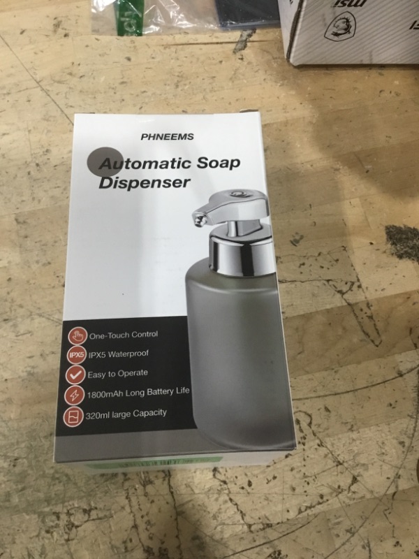 Photo 1 of Automatic Soap Dispenser Foam Bathroom: Rechargeable Touchless Auto Smart Electric Plastic Green Foaming Soap Dispenser - Kitchen - Hand Dish Lotion Couple Kids