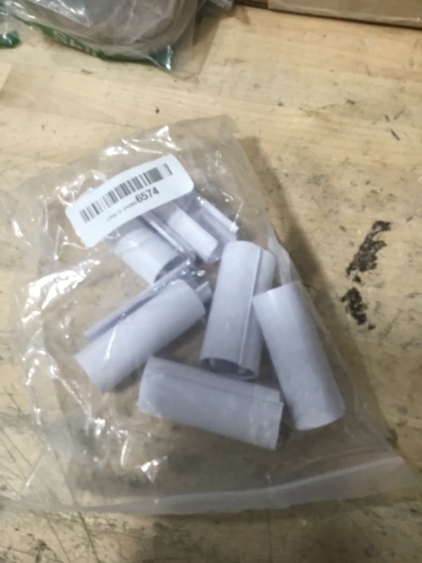 Photo 1 of 32PCS White Snap Clamps for 1/2 Inch Greenhouses PVC Pipe, Row Covers, Shelters, Bird Protection, 2.4 Inches Long, White (White-3/4inch)