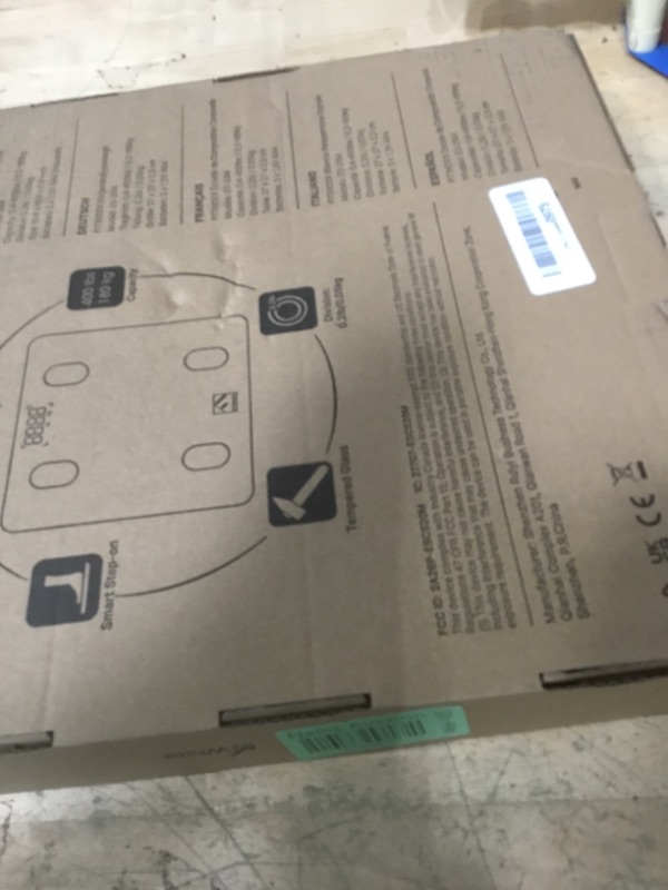 Photo 1 of FITINDEX Smart Scale for Body Weight, Bluetooth Body Fat Scale with BMI, Muscle Mass, Body Composition, Digital Bathroom Scale, 400lb - FSA HSA Eligible, White