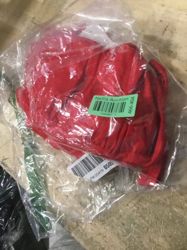 Photo 1 of Eomenie Womens Halter Tankini Bathing Suit Ruched Tummy Control Two Piece Swimsuit with Bottom Red