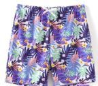 Photo 1 of PATPAT Family Matching Swimwear Coconut Tree Print Swim Trunks Husband Wife Matching Swimsuits for Men M