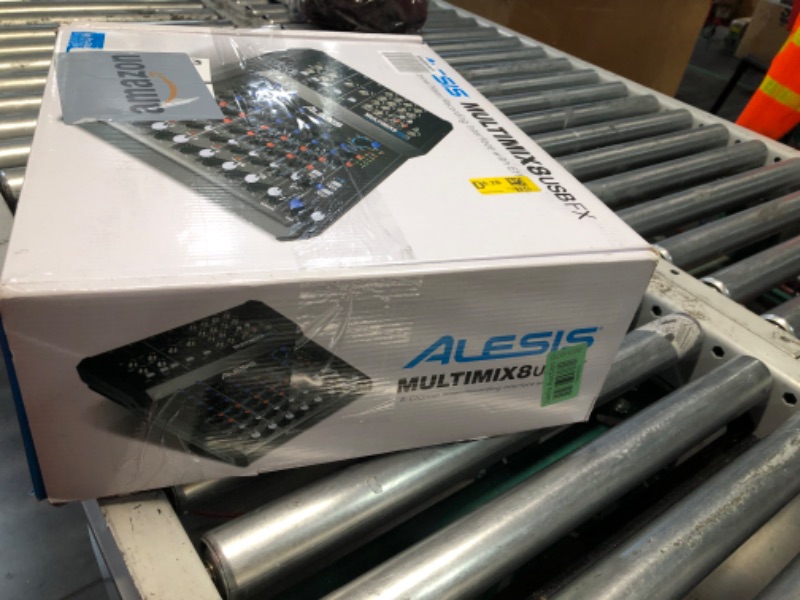 Photo 1 of Alesis MultiMix 8 USB FX – 8 Channel Compact Studio Mixer with Built In Effects & USB Audio Interface for Live Sound and Home Studio Recording