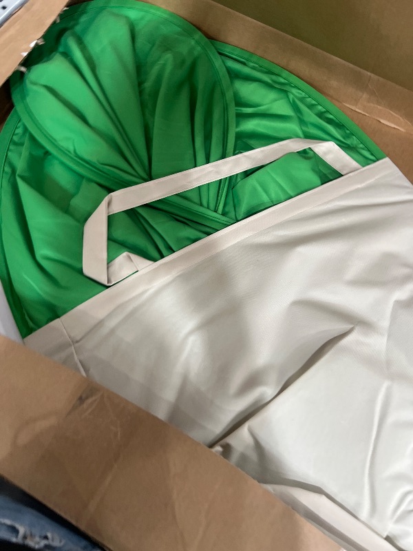 Photo 1 of Portable Green Screen Chair, 59 in Greenscreen Backdrop with Stand Double Sided Foldable Green Background, Chroma Key, for Video Chats and Meetings, Photography, Photo Zoom, Streaming Games