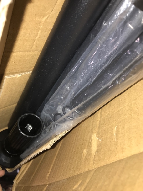 Photo 1 of (sold for parts only) Tension Curtain Rod 51-145In(4.25-12.08Ft), Extra Long Curtain Rod No Drilling for Window or Bathroom Patio