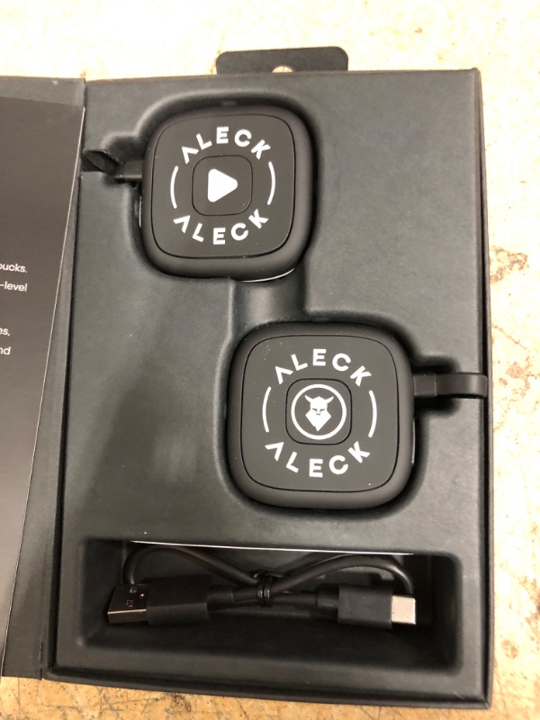 Photo 1 of ALECK Nunchucks Wireless Bluetooth Helmet Speakers - Drop-in Headphones Compatible with All Audio Ready Ski/Snowboard Helmets. Glove-Friendly Controls and Built-in Microphone for Hands-Free Calls