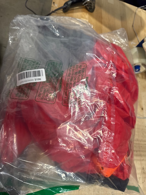 Photo 1 of *UNKNOWN OF ANY DAMAGES/UNABLE TO INFLADE** Bodysocks Red Airplane Inflatable Costume for Adults (One Size)