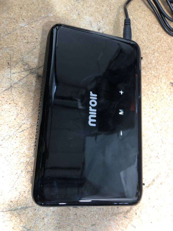 Photo 1 of Miroir M190 Mini Projector, Battery-Powered, 1080p input supported, USB - C Video and Charge, Built-in kickstand