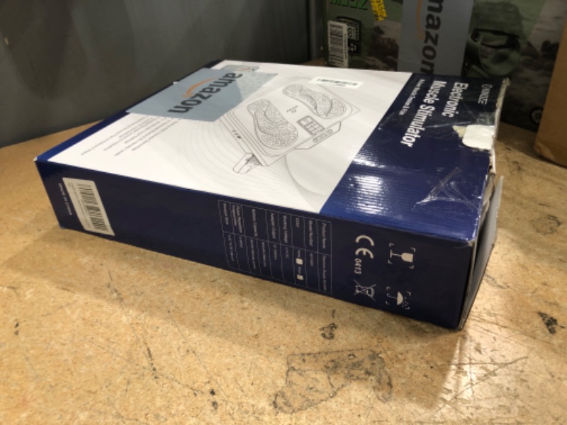Photo 1 of EMS Foot Massager for Neuropathy, TENS EMS Foot Nerve Circulation Stimulator for Pain Relief, 10 Modes and 50 Intensities, 4 Body Pads, Relieve Swelling, Cramps, Plantar Fasciitis, FSA HSA Eligible
