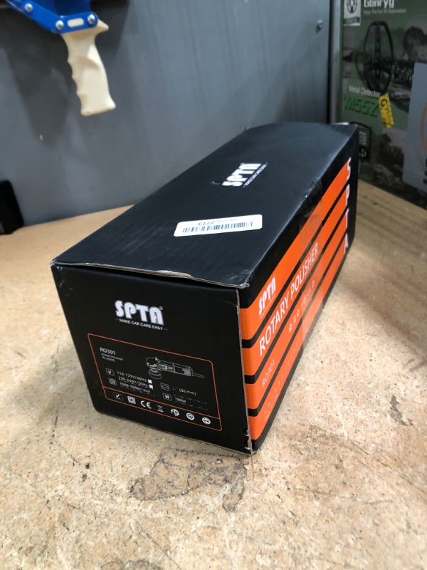 Photo 1 of SPTA Mini Polishing Machine Buffer Rotary Polisher Auto Detailing Superpolish with 27Pcs Detail Polishing Pad Mix Size Kit Buffing Pad and 75mm ,100mm,140mm M14 Thread Extension shaft