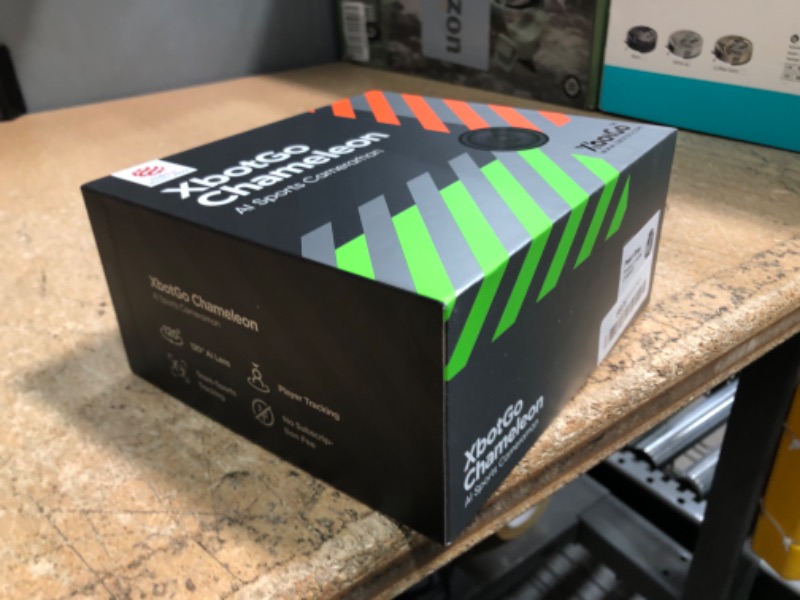 Photo 1 of XbotGo Chameleon AI Auto Sports Action Camera - 4K 60FPS Soccer Camera and Basketball Tracking Camera for Team Sports, Live Streaming, No Subscription, Works with iOS & Android (Pearl Grey)